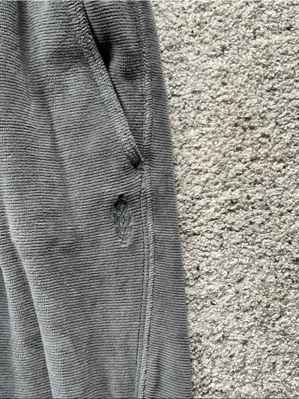 New FP Movement by Free People Training Day Velour Jumpsuit ~ Charcoal Gray - Picture 9 of 14